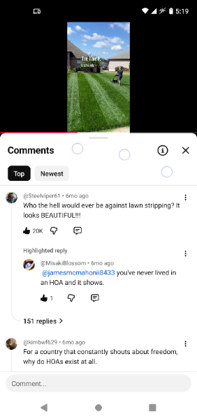 YouTube comments on a video about giving access to personal computer for a psychology study. Top comment: 'Giving access to your personal computer over the office ones needs a Psychology study.' with 118 likes.