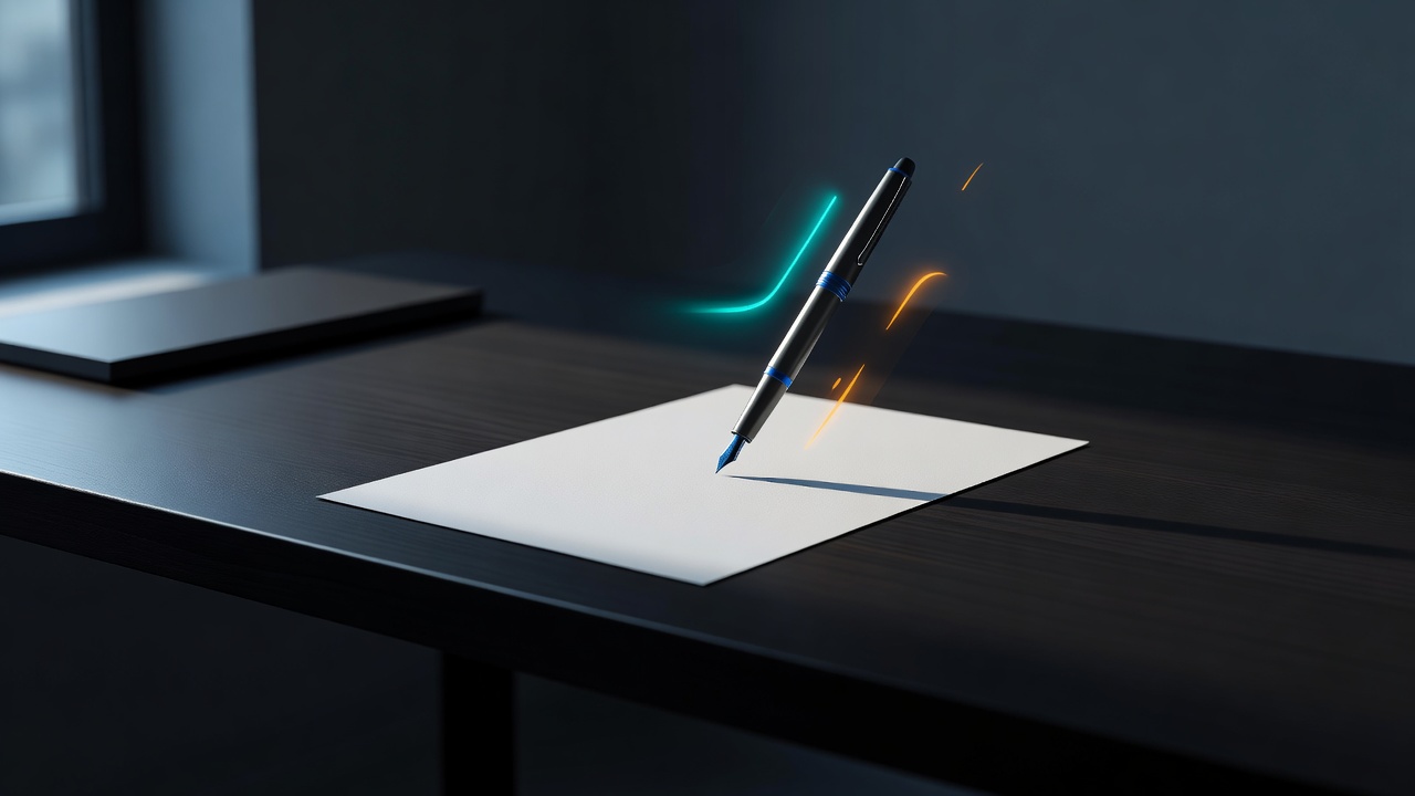 A blank sheet where a single question is being written before any answers