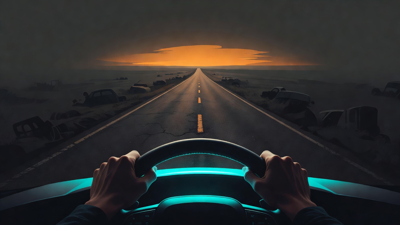 A road stretching forward toward an open horizon