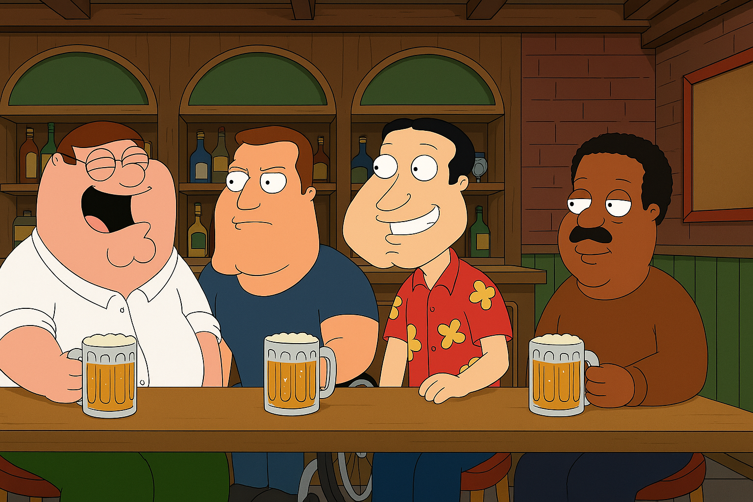 Family Guy Friend Group Team Dynamics