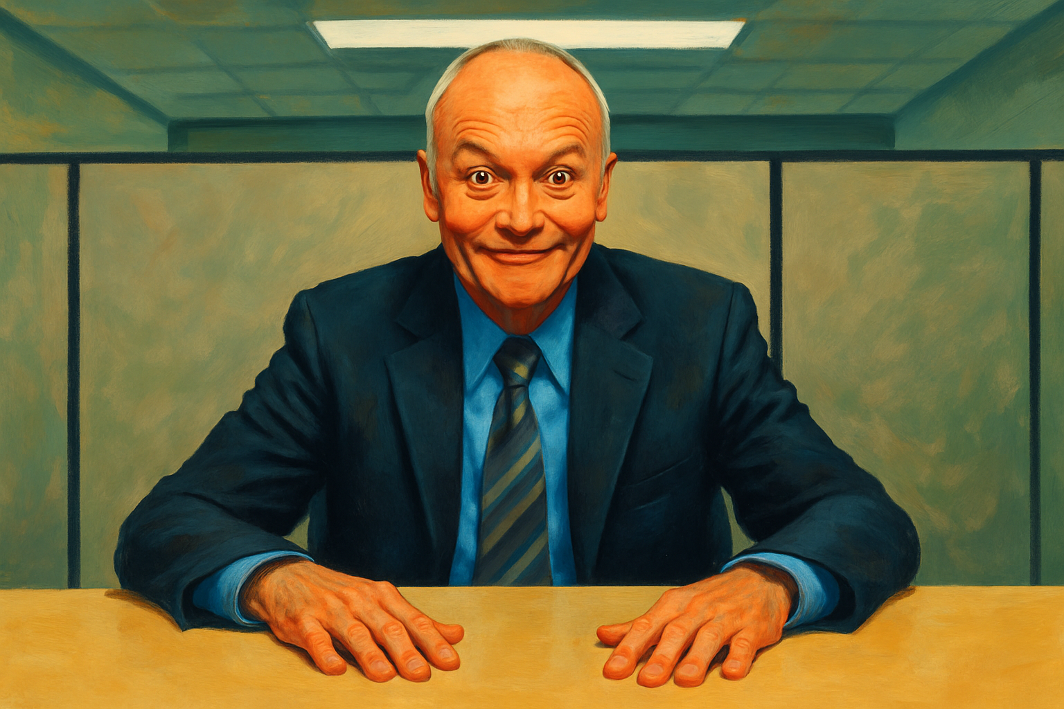Illustrated portrait of Creed Bratton