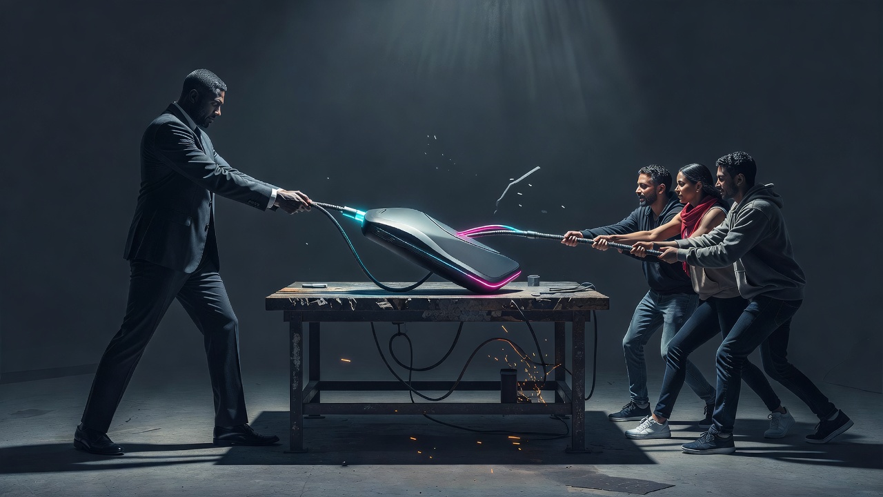 A product pulled in two directions, toward a suited enterprise buyer and a small casual team